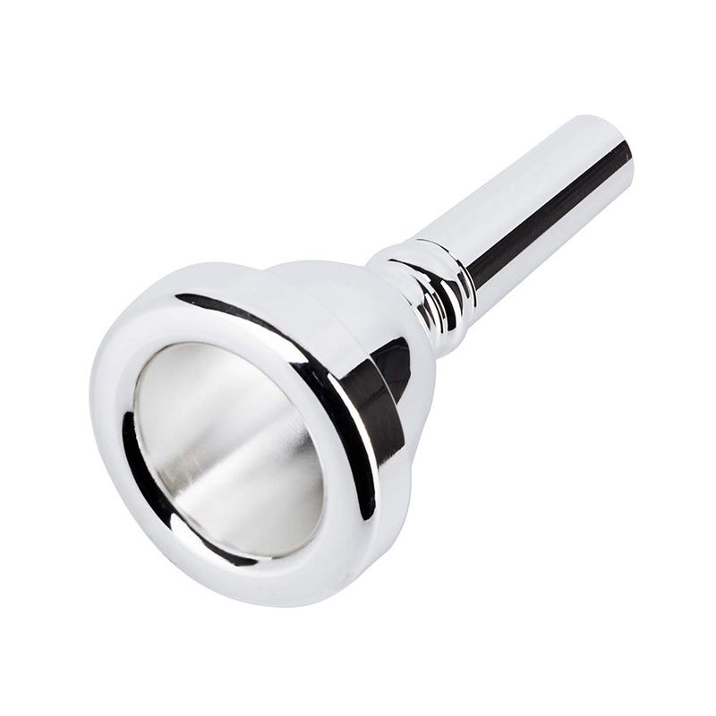 EASTROCK Trombone Mouthpiece, Silver Plated Trombone Mouthpiece Small Shank 12C, Trombone Instrument Accessories Vacuum Packed - Image 3